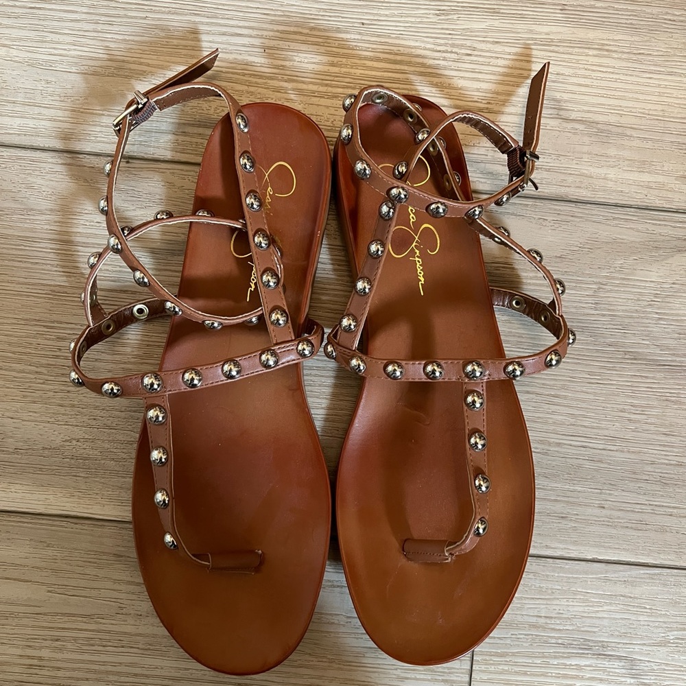 Jessica Simpson wrap sandals